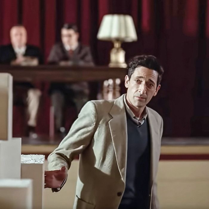 Adrien Brody in 'The Brutalist.'